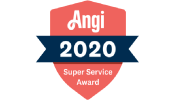 Angi Super Service Award 2020 Badge